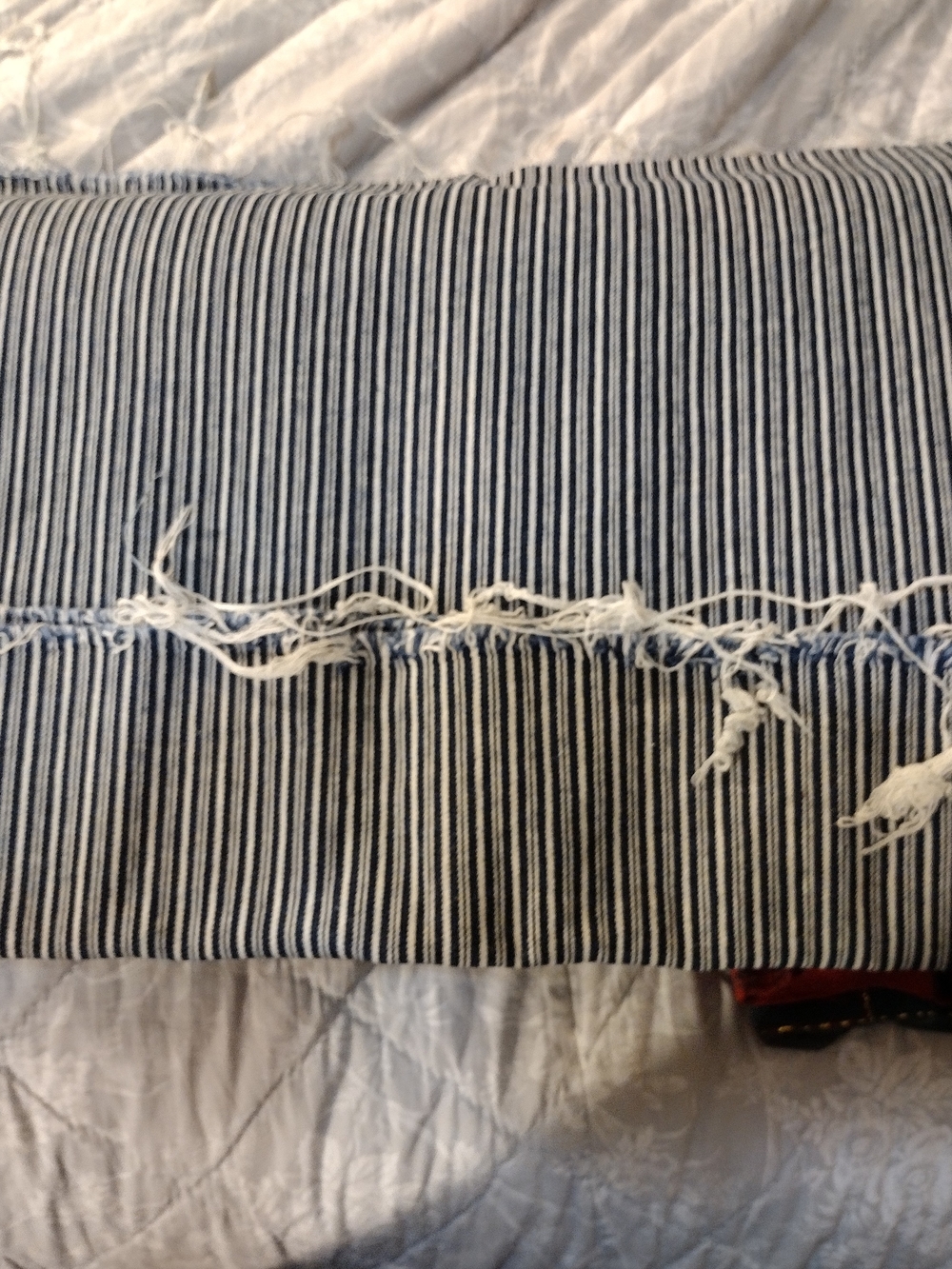 Blue Striped Railroad Denim 2 Yards